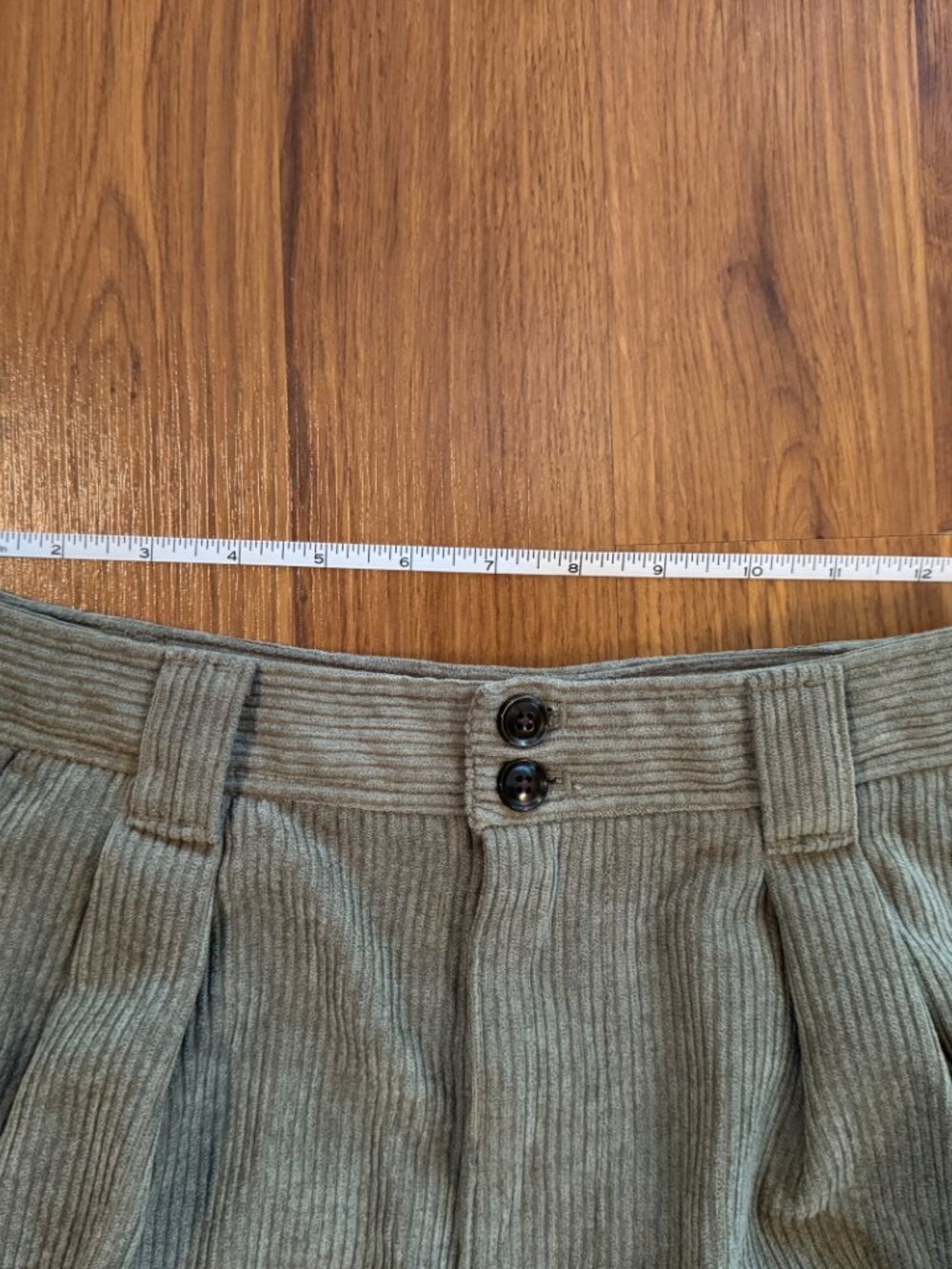 NWT Madewell Corduroy High-Rise Tapered Pants Size 6 - Picture 3 of 11